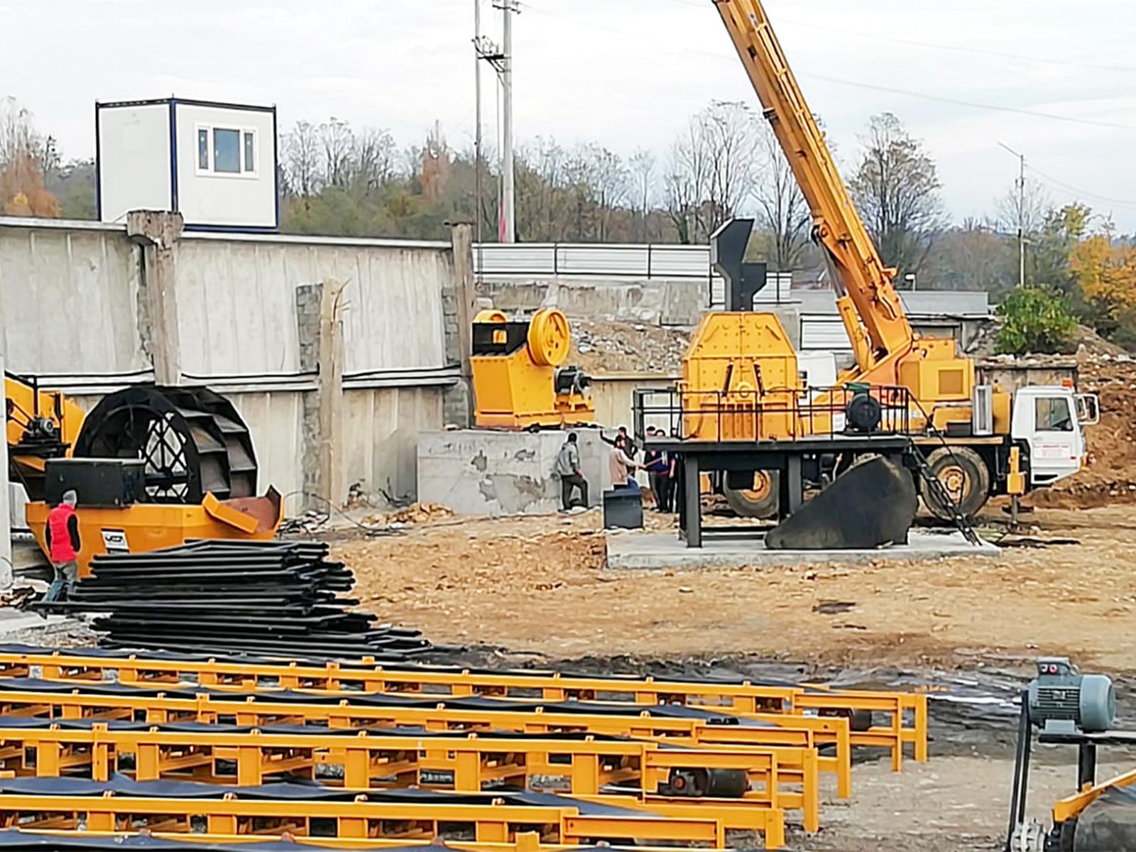 installation-de-concassage-a-vendre